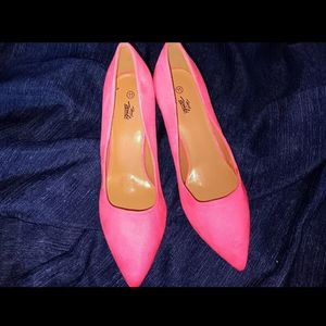 Heel The World Pink Barbie Heels